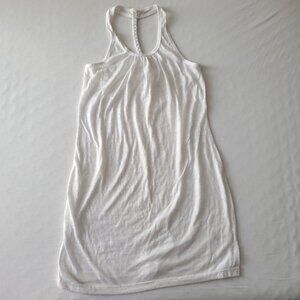 𝅺MIKEN Swim Burnout Braided T Strap Tank Coverup